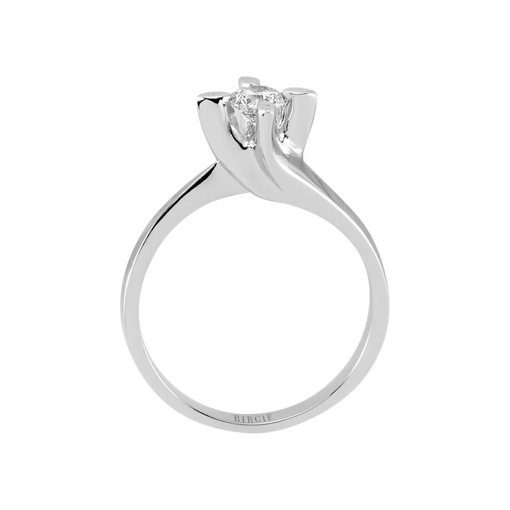Bague solitaire diamant 0,35 carat