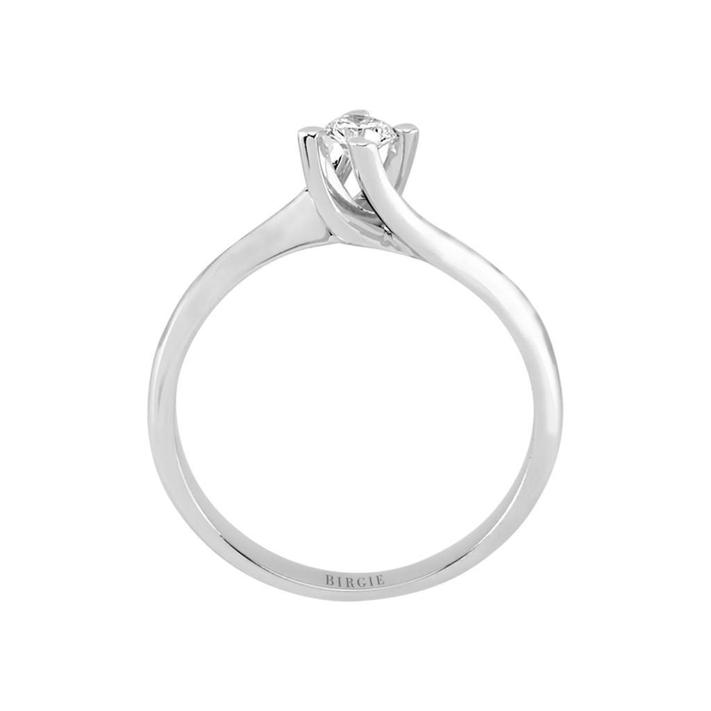 0.16 carat solitaire diamond ring