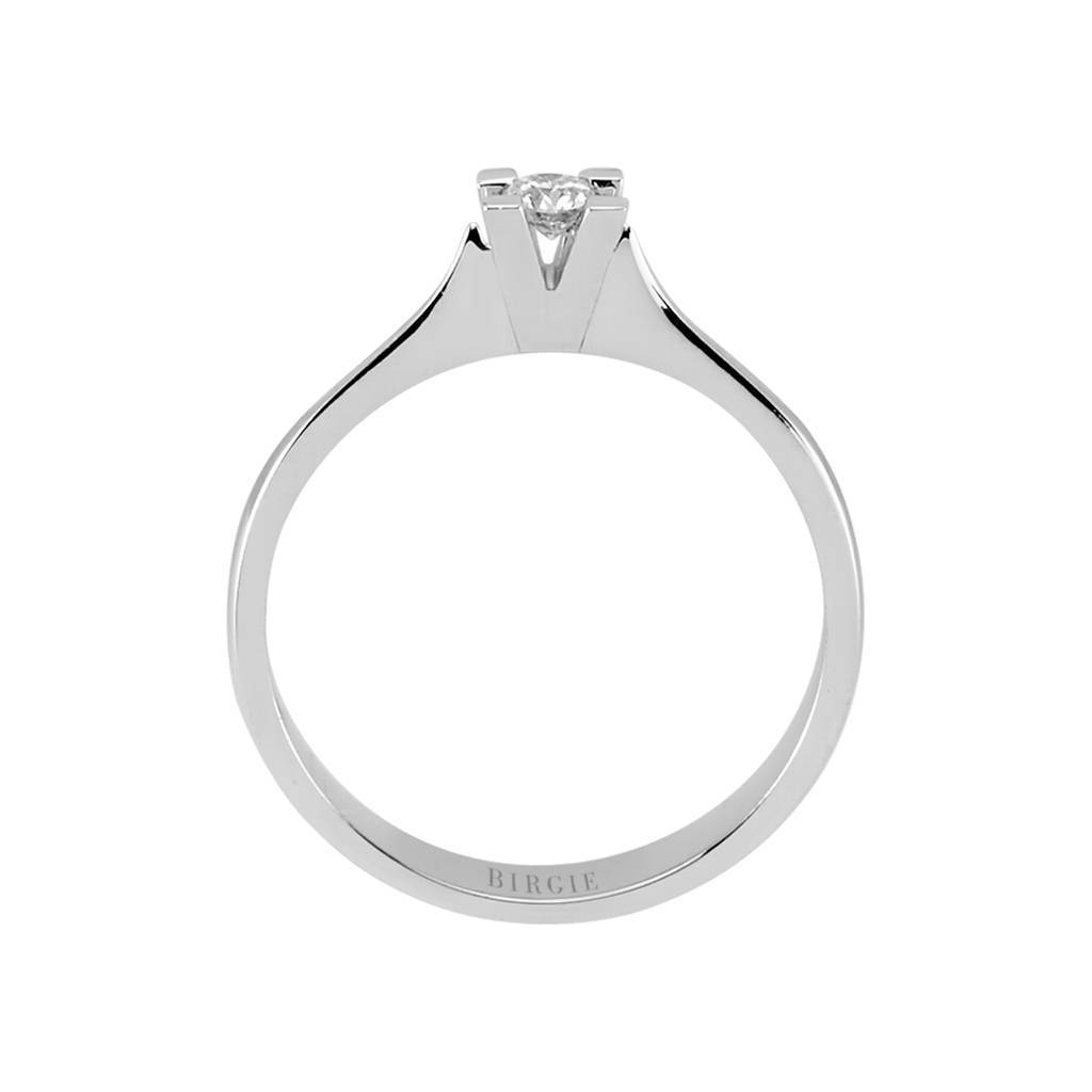 0.11 Karat Solitär Diamantring
