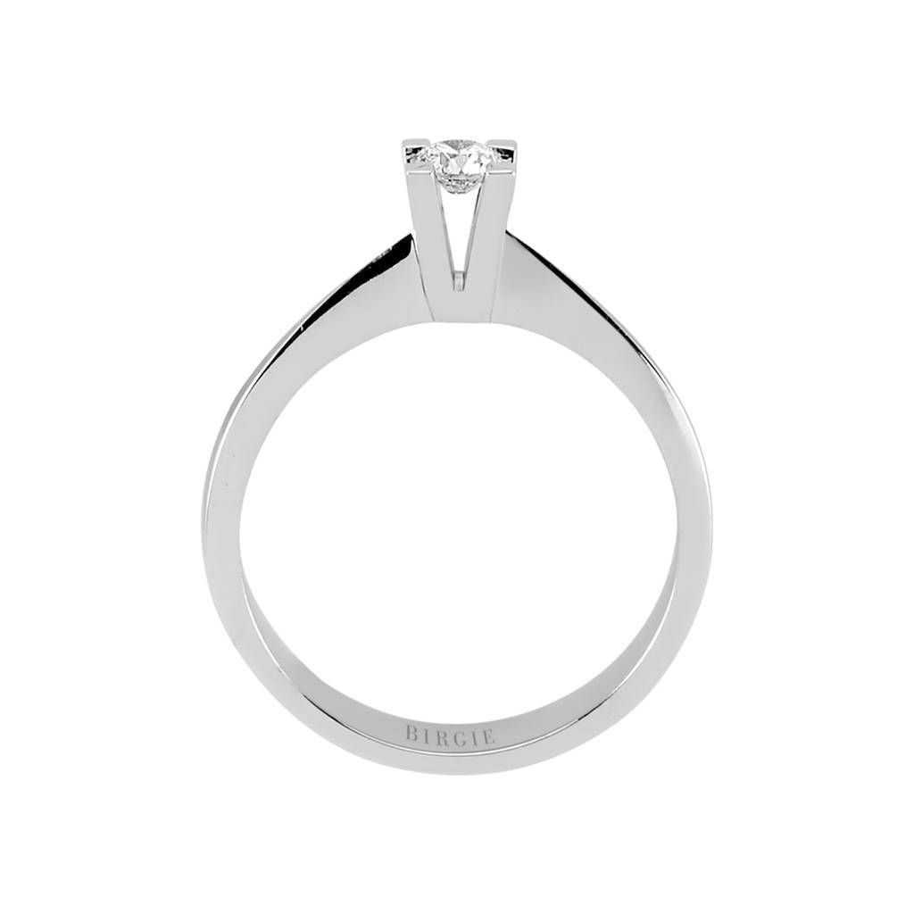 0.16 carat solitaire diamond ring