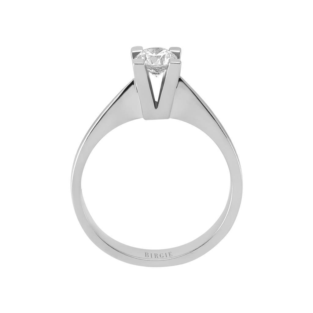 Bague solitaire diamant 0,41 carat