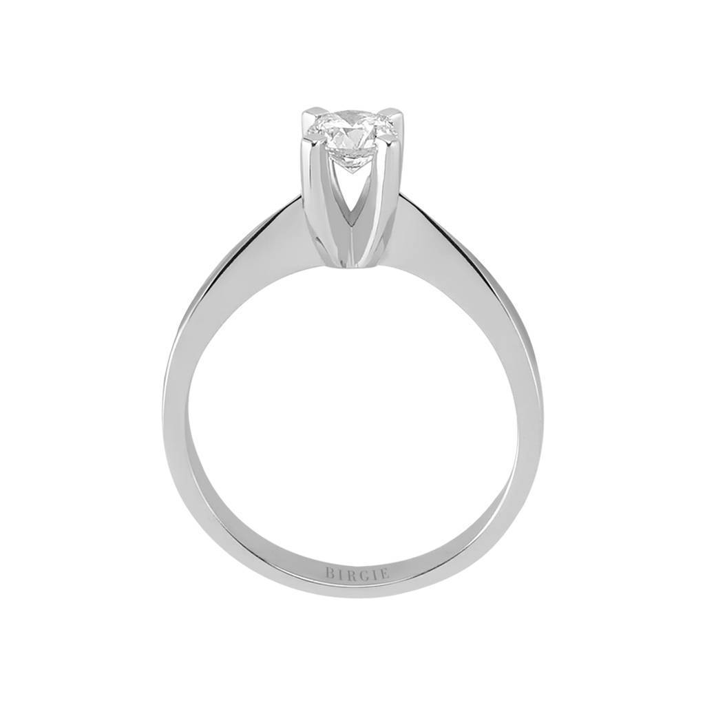 Bague solitaire diamant 0,44 carat