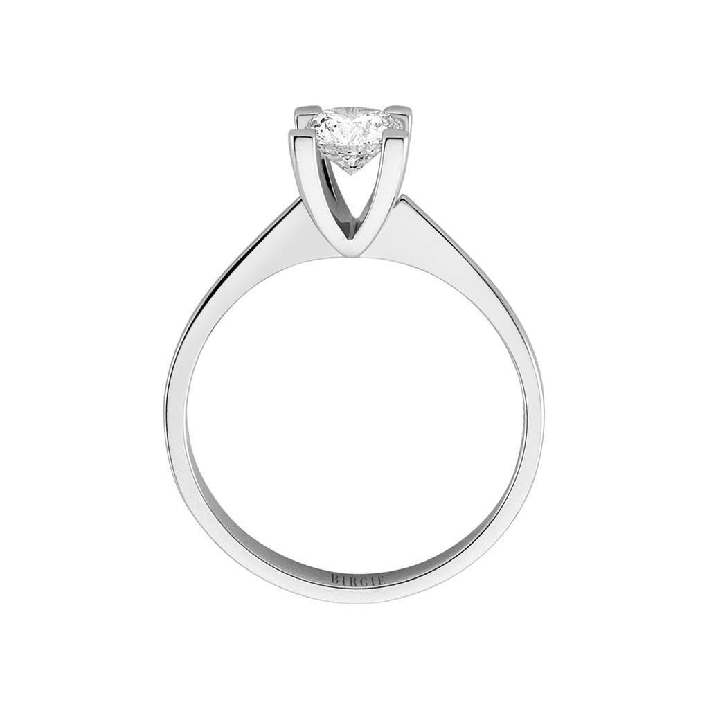 Bague solitaire diamant 0,58 carat