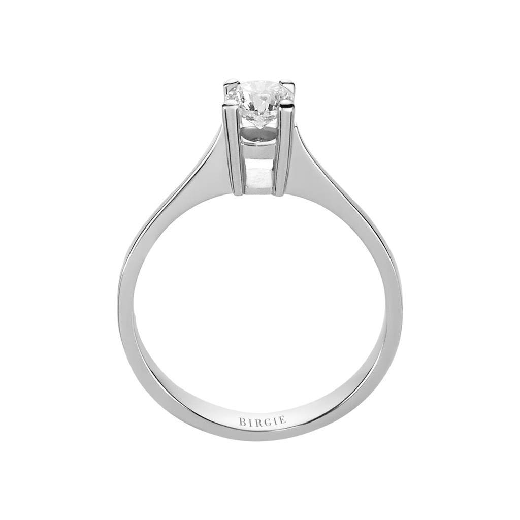 Bague solitaire diamant 0,46 carat
