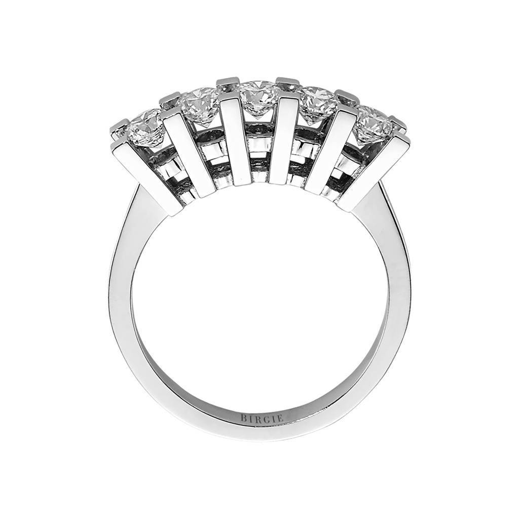 1.18 Carat Diamond 5 Stone Engagement Ring