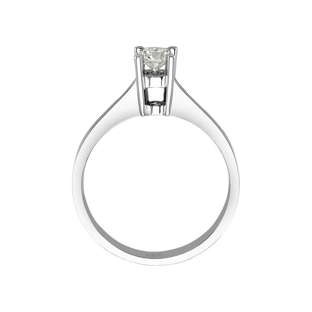 Bague solitaire diamant 0,31 carat
