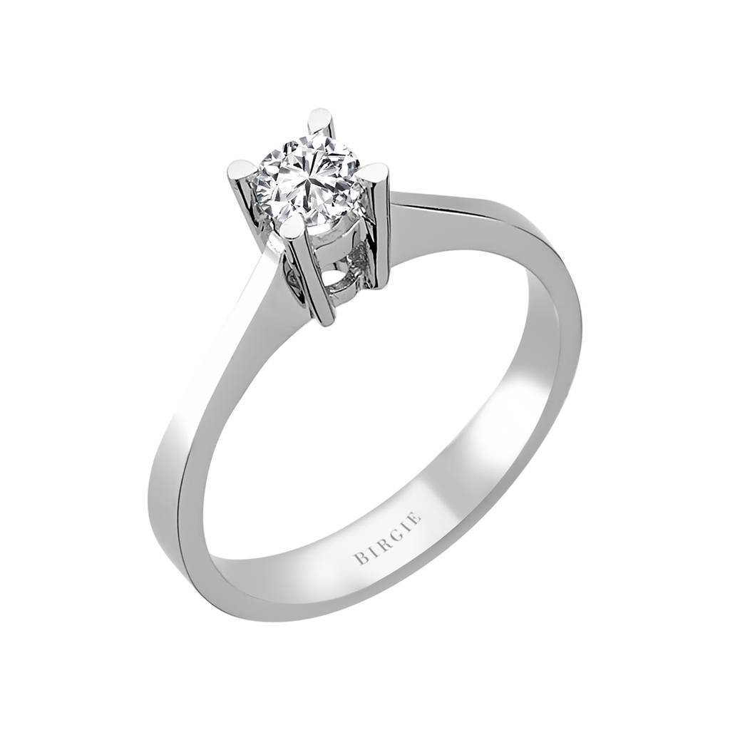 Bague solitaire diamant 0,31 carat
