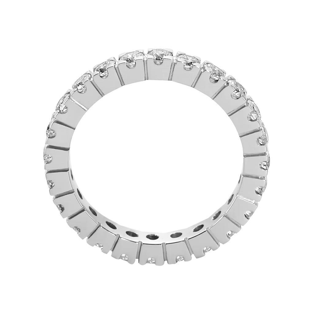 Bague de mariage d'éternité en diamant de 1,40 carat