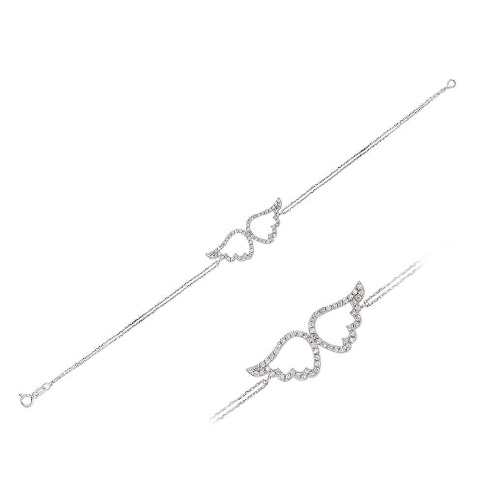 Diamant Engelsflügel Armband