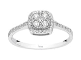 Birgie Kissenförmiger Diamant-Halo-Ring