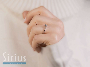 0.16 carat solitaire diamond ring