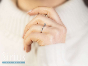 0.15 carat solitaire diamond ring