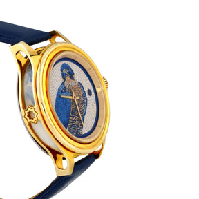 Vogel Mosaik Uhr