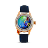 Schmetterlings Frauenarmbanduhr