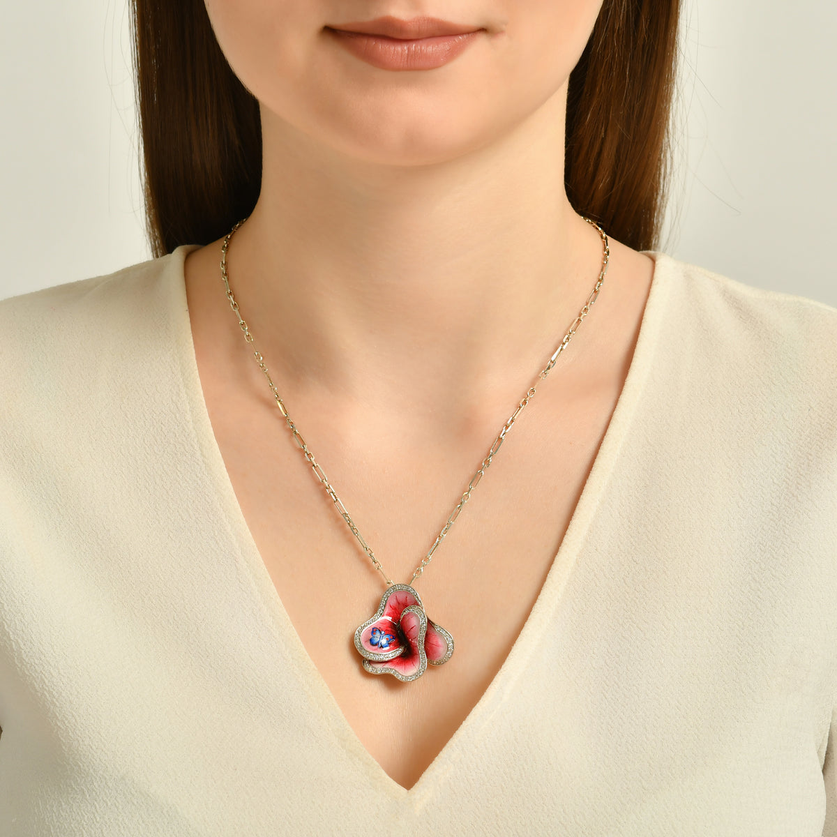 Rose Violet Necklace