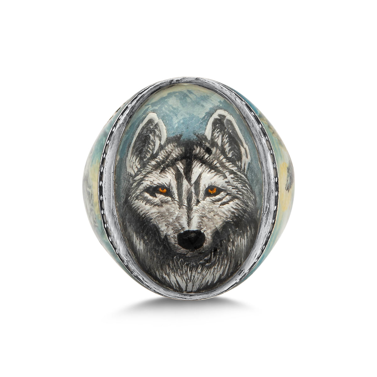 Grey Wolf Ring