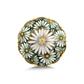 Bague avec marguerites 