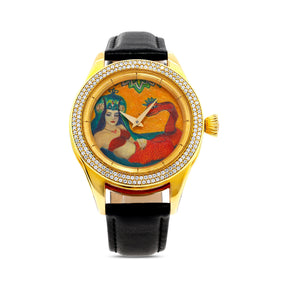 Magnifique montre peinte Sahmaran