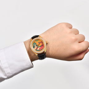 Magnifique montre peinte Sahmaran