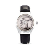 Schwarz Weiße Pferde Uhr