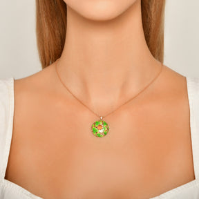 Collier Fleur de Citrine