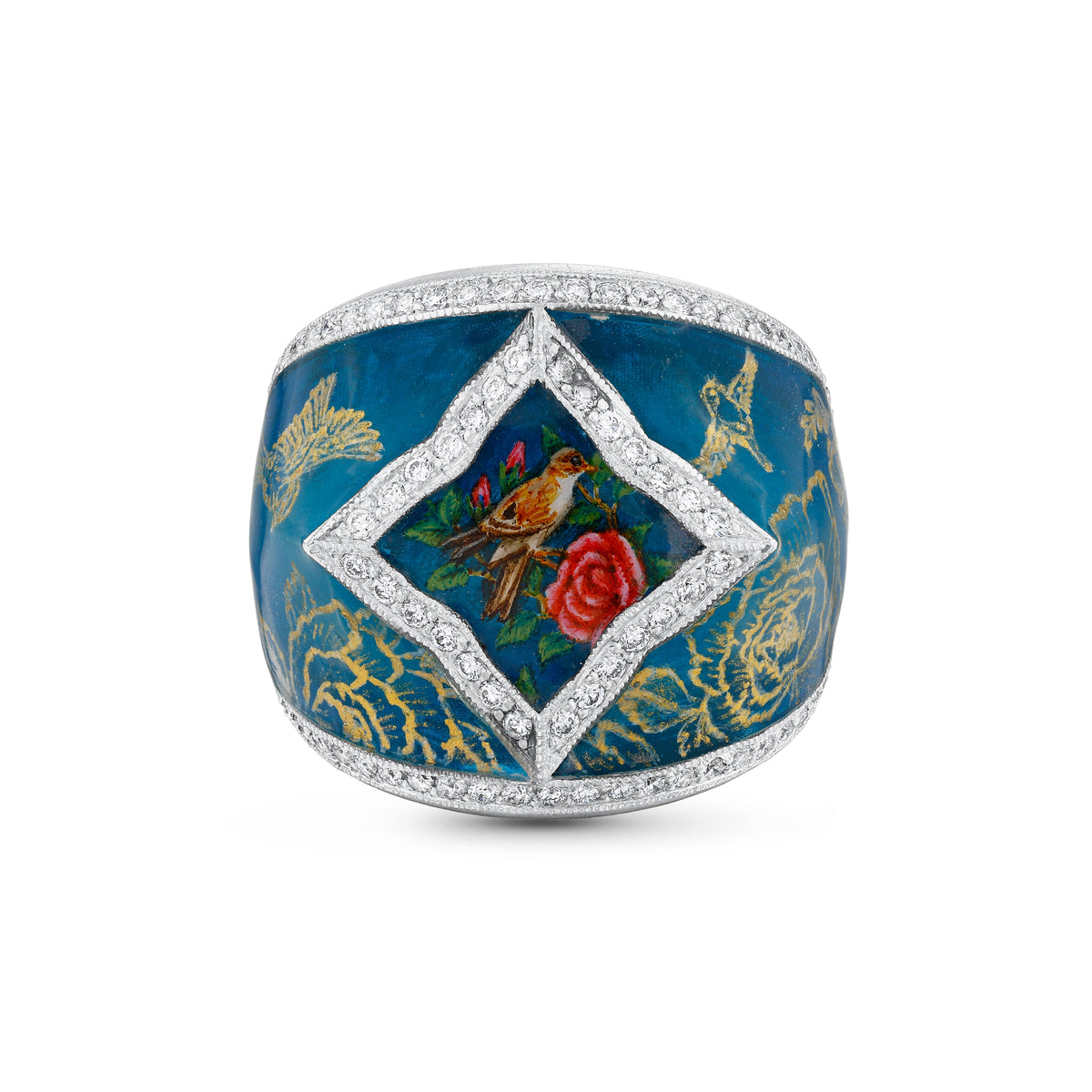 Ring with bird motif