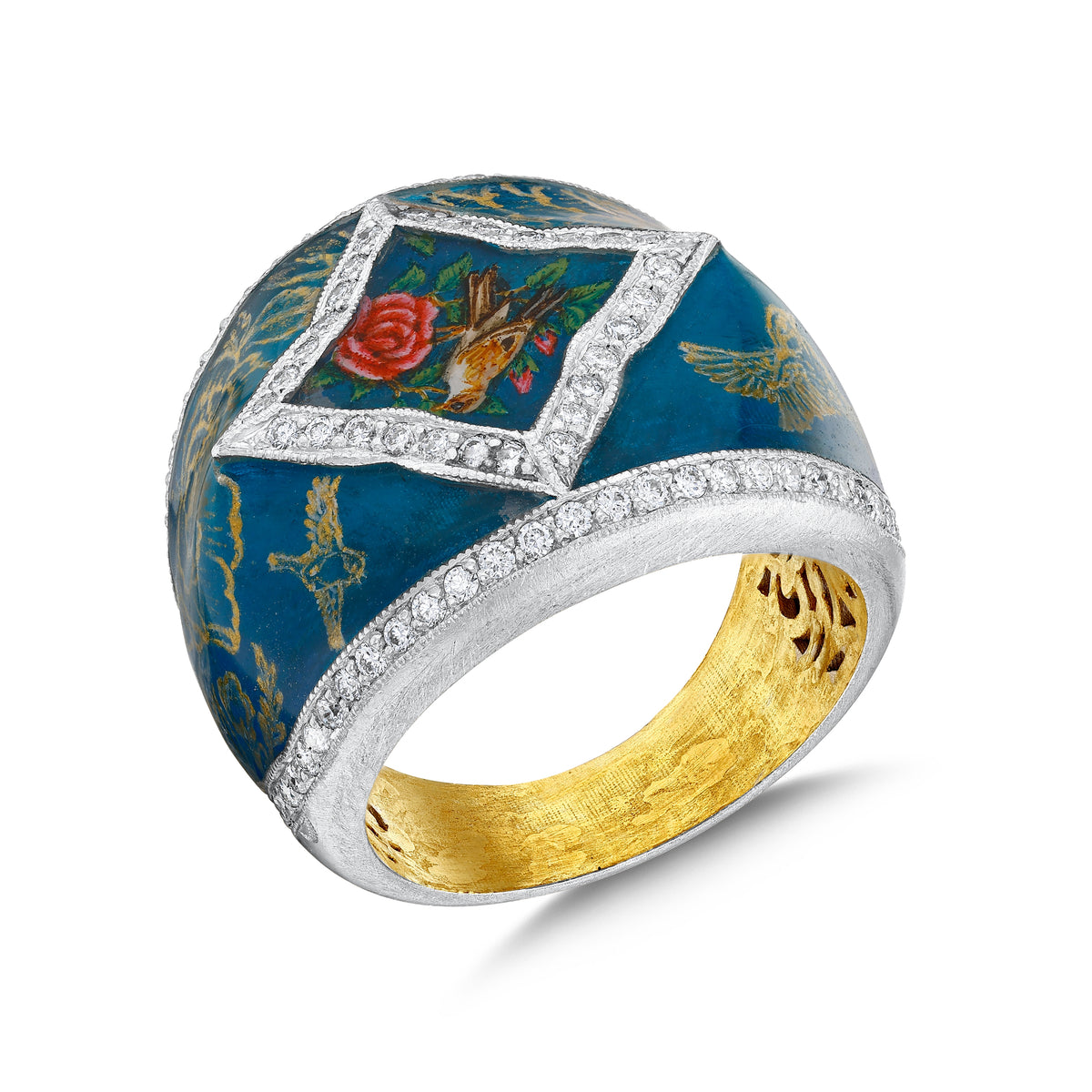 Ring with bird motif