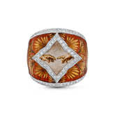Bague de la création d'Adam de Michelangelo Buonarroti