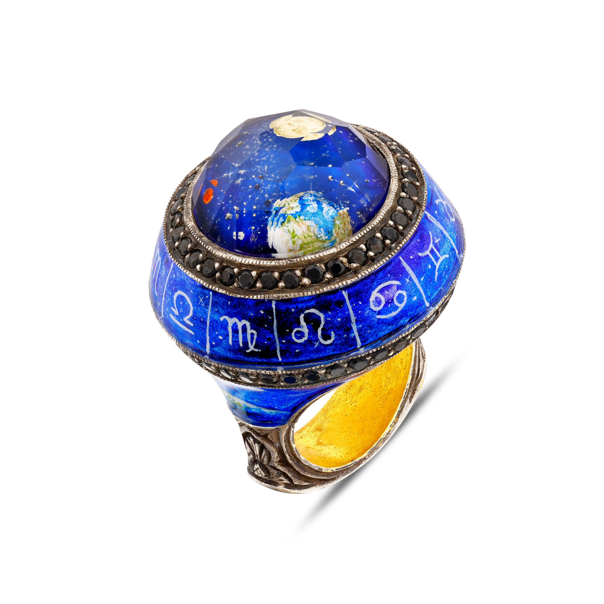 Chunky Zodiac Signet Ring