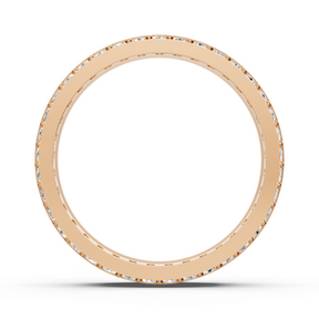 Bague Birgie en or rose 14 carats avec diamants – 0,518 ct