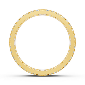 Bague Birgie en or jaune 14 carats avec diamants – 0,518 ct