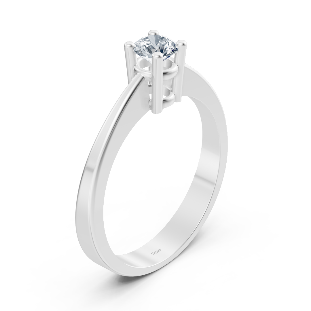 Birgie Diamant Solitärring in Weissgold