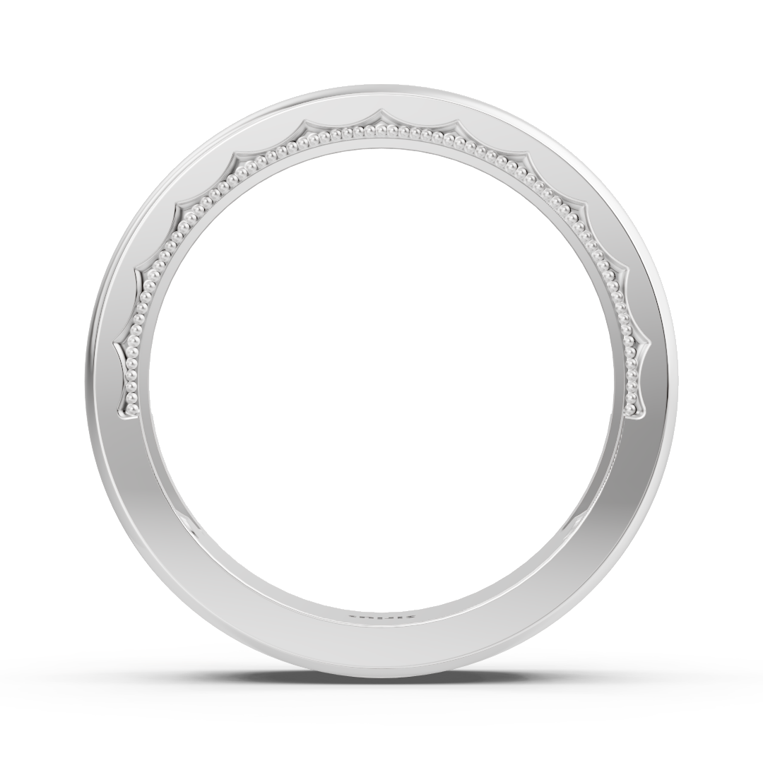 Birgie Diamant Vollschliff-Eheband in Weissgold
