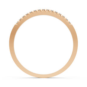 Roségold Diamant Memoire Ring