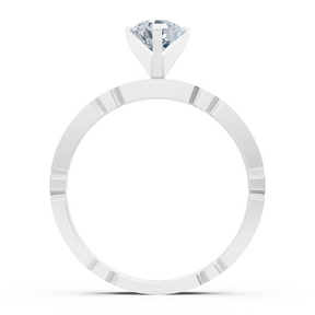 Weißgold Diamant Ring - Zeitloses Design