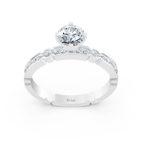 Weißgold Diamant Ring - Zeitloses Design