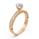Rosegold Diamant Ring - Zeitloses Design