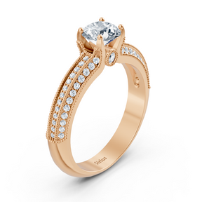 Roségold Diamant Bypass Ring - Funkelnd & Romantisch