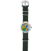 Montre Colorée pour Femmes à Motif de Paon