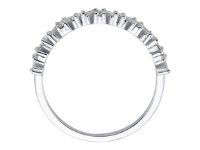 Birgie Diamant-Ring mit Baguette- und Rundschliff