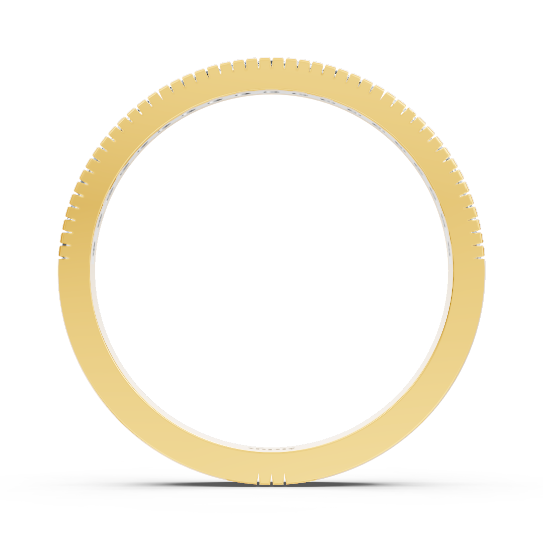 Bague en or jaune 14 carats avec diamant taille princesse