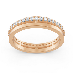 Diamond eternity ring 14K rose gold – 0.42 ct