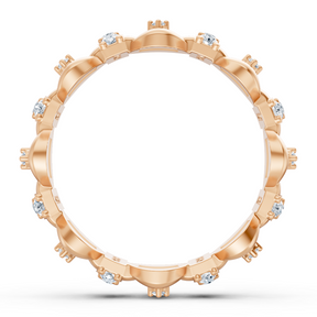 Faszinierender Formenmix Diamantring - 14K Roségold, ca. 0.40 Karat