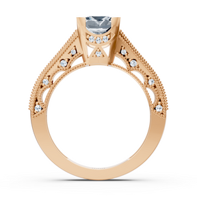 Vintage Inspiriert Diamantring Roségold