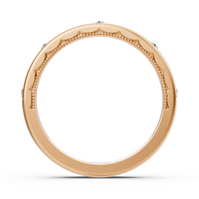 0.09 Karat Diamant Vorsteckring in Roségold