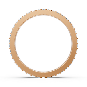 Diamond eternity ring 14K rose gold – 0.42 ct