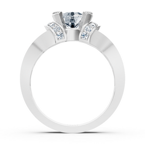bague diamant or blanc