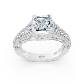 Vintage Inspiriert Diamantring Weißgold
