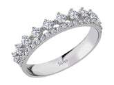 Birgie Diamant-Doppelreihen-Halbmemoire-Ring