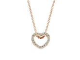 Collier coeur diamant